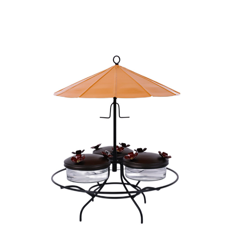Hanging Hummingbird Water Feeder Garden with Umbrella